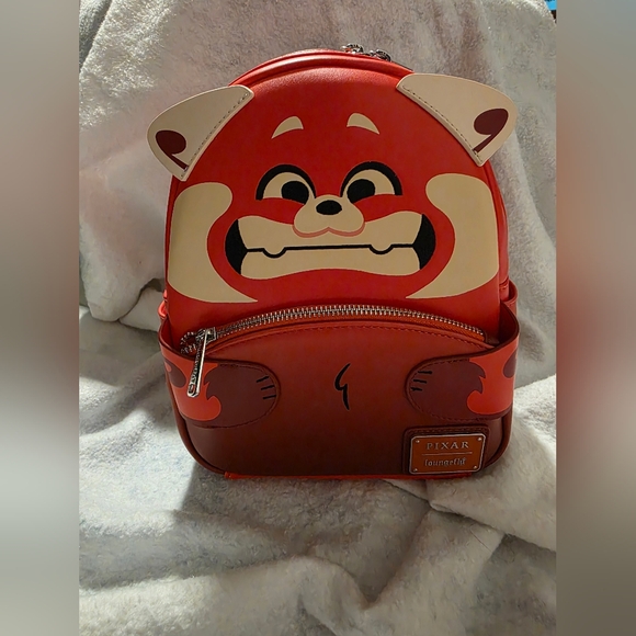 Disney Handbags - Disney Pixar Hard Tag Loungefly Turning Red - Mei Mei Mini Backpack